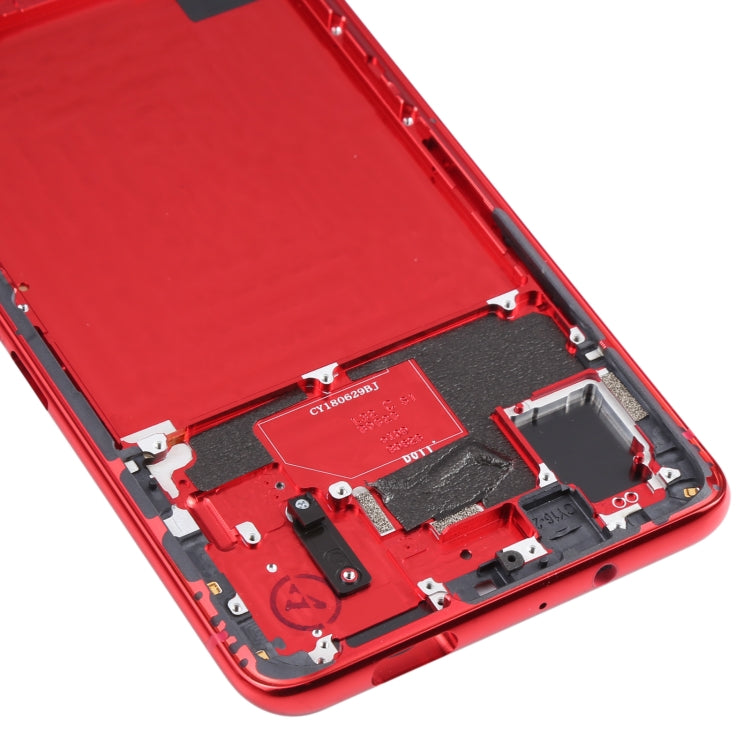 Placa de Bisel del Marco Medio Original Para Vivo Nex S (Rojo)