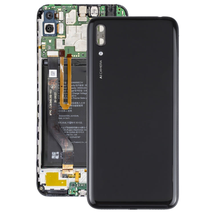 Back Battery Cover for Huawei Y7 (2019) (Black)