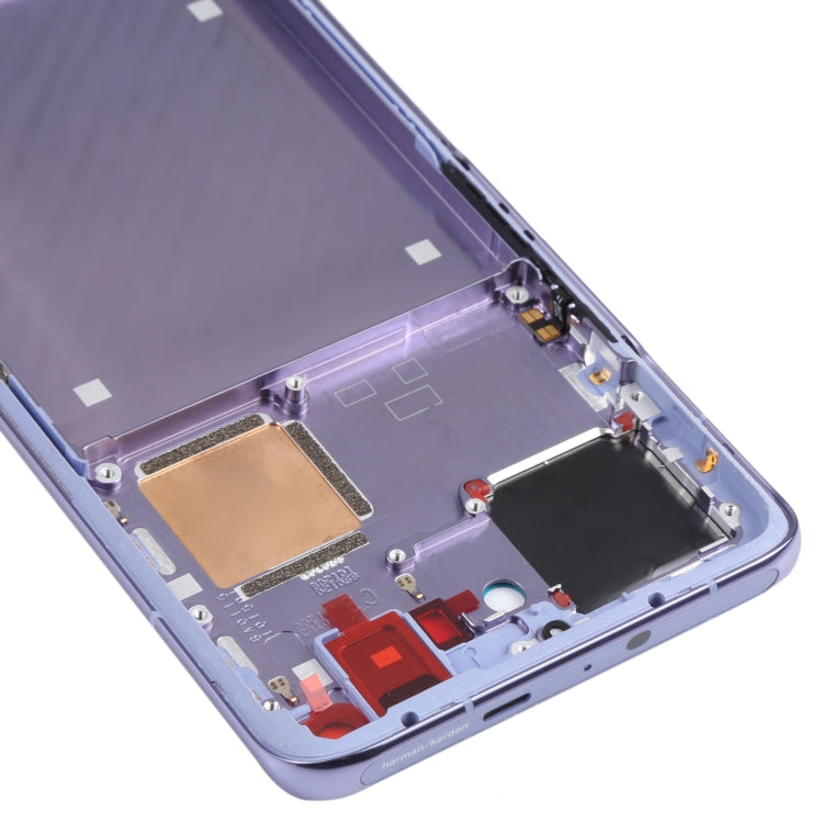 Placa de Bisel del Marco del LCD de la Carcasa Delantera Original Para Xiaomi MI 11 Pro M2102K1AC (Morado)