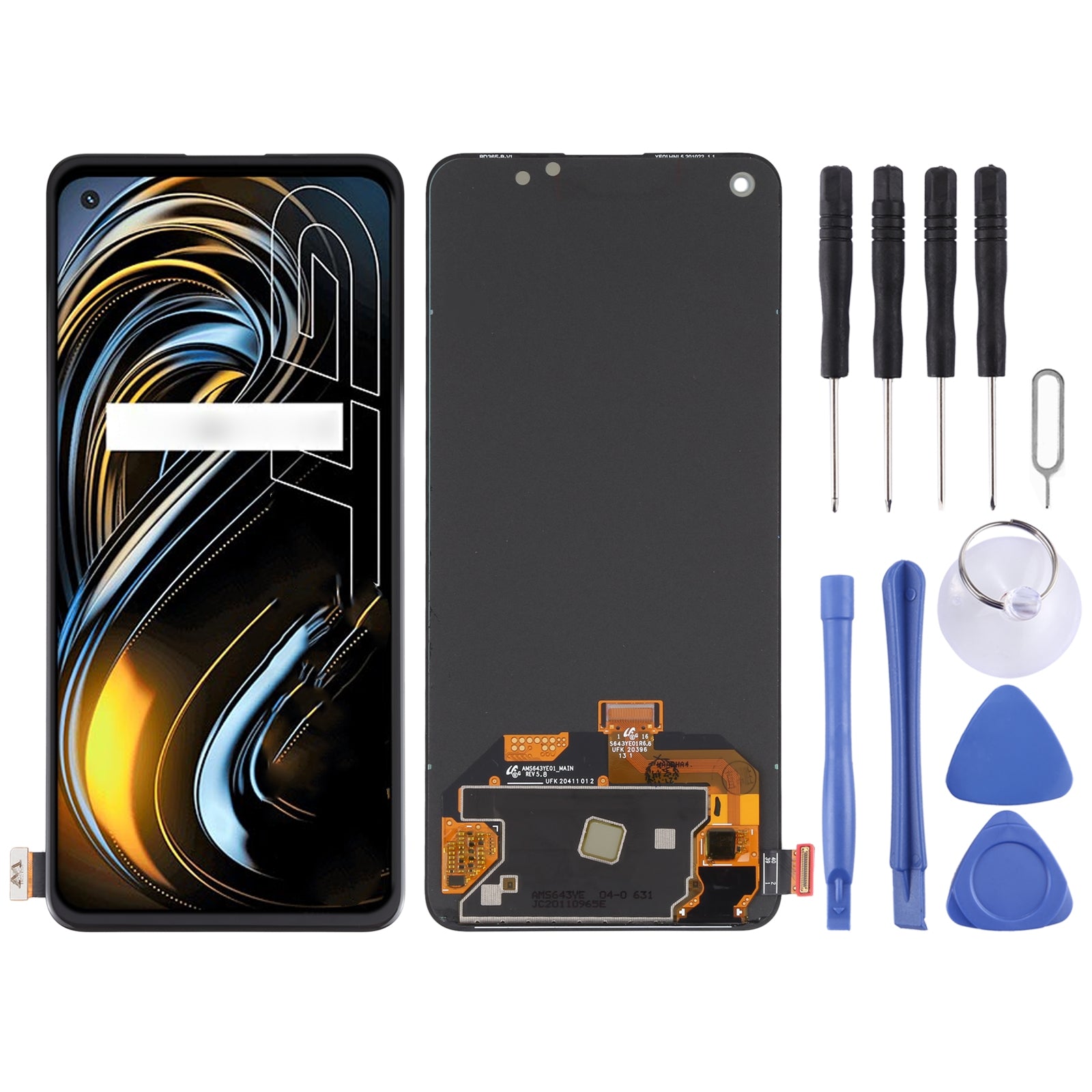 LCD Screen + Touch Digitizer Amoled Oppo Realme GT 5G RMX2202