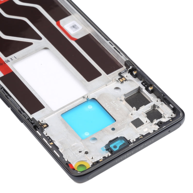 Original Front Case LCD Frame Bezel Plate For Oppo Realme X7 Pro Ultra (Black)
