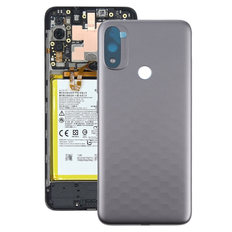 Coque arrière de batterie d'origine pour Motorola Moto E20 XT2155 XT2155-1 (Gris)