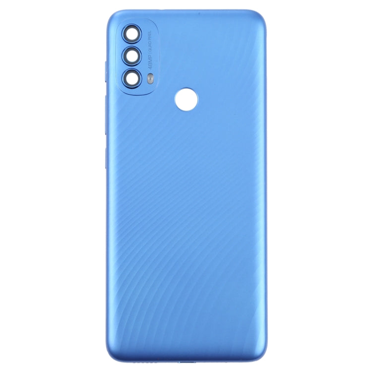 Coque Arrière de Batterie d'Origine pour Motorola Moto E40 (Bleu)