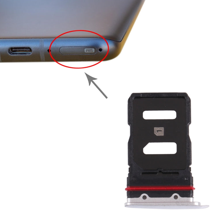SIM Card + SIM Card Tray for Asus Zenfone 8 ZS590KS (Silver)