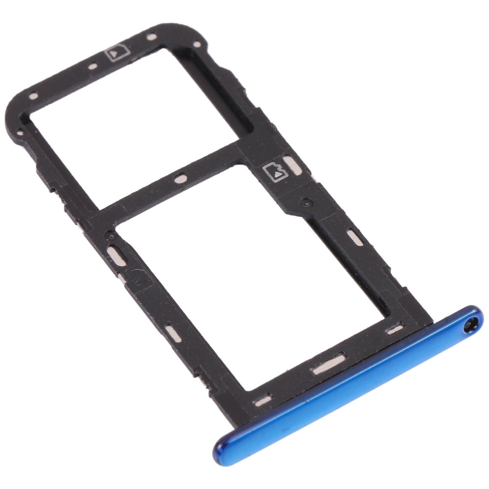 SIM Holder Tray Micro SIM / Micro SD ZTE Blade V Smart V2050 Blue