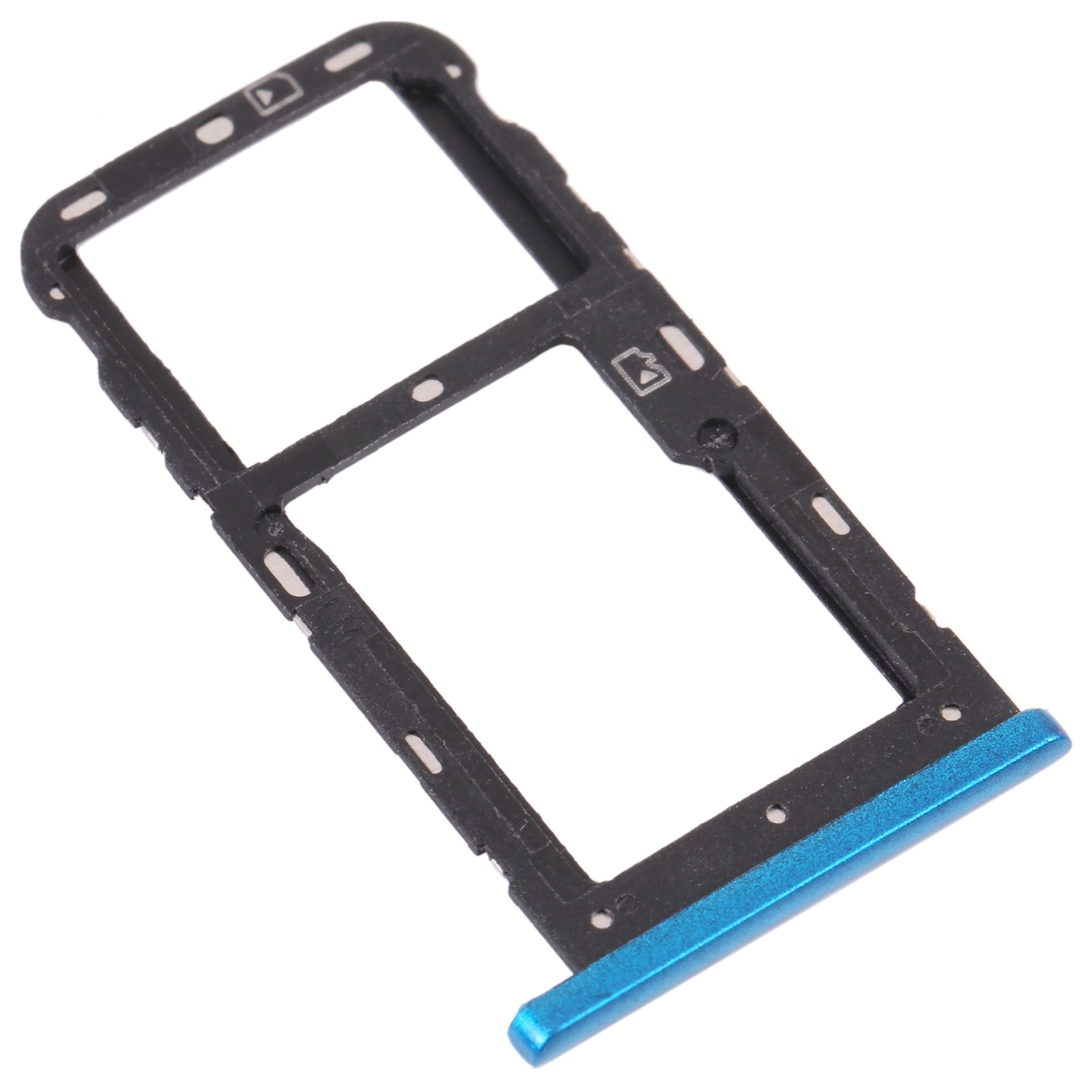SIM Holder Tray Micro SIM / Micro SD ZTE Blade V10 Vita Blue