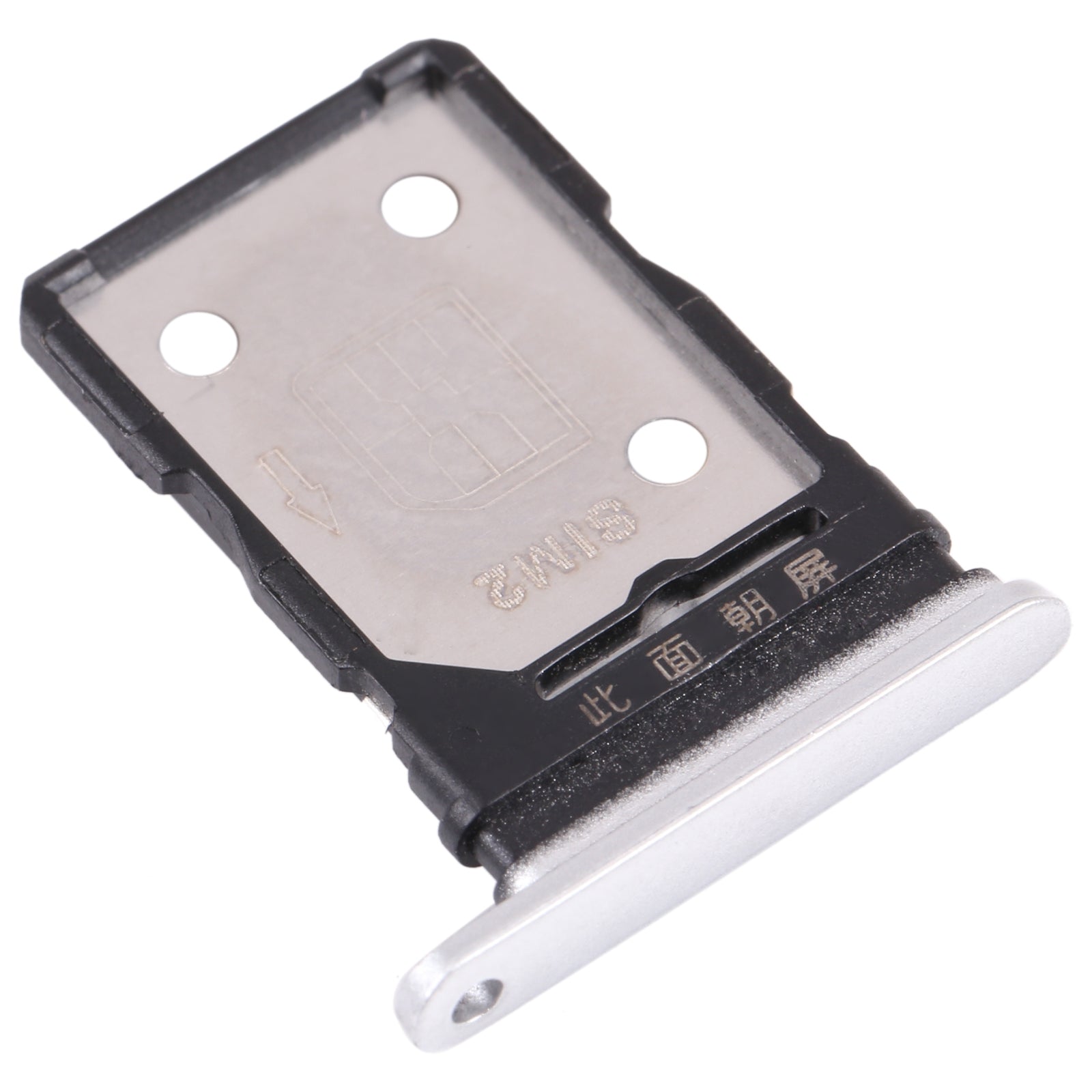SIM Holder Tray Micro SIM Oppo Realme X7 RMX2176 Silver