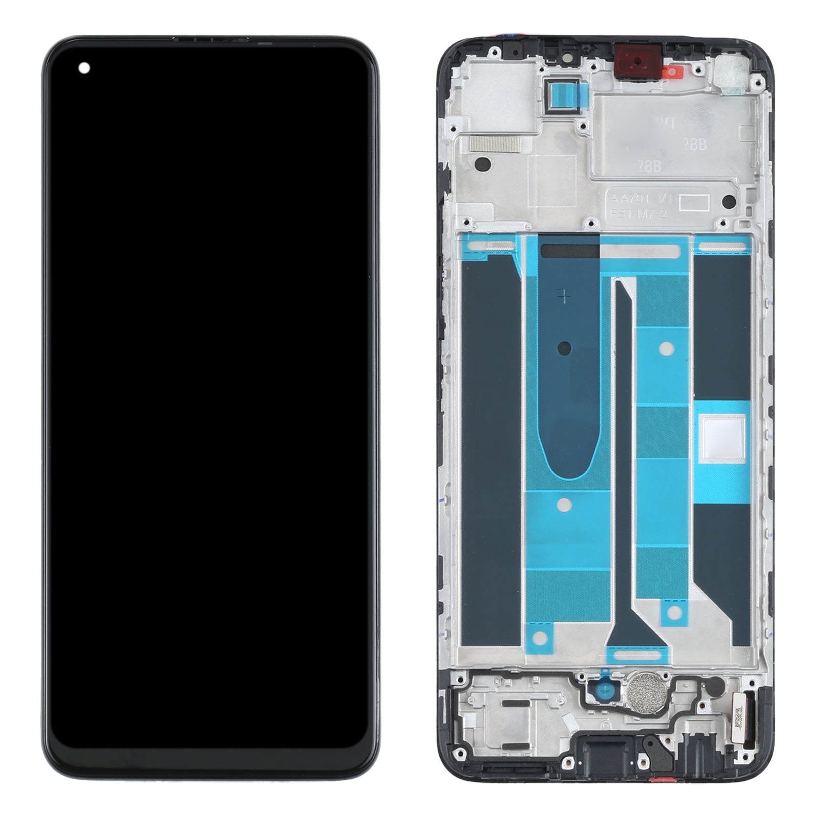 Ecran Complet LCD + Tactile + Châssis Oppo Realme 8 4G