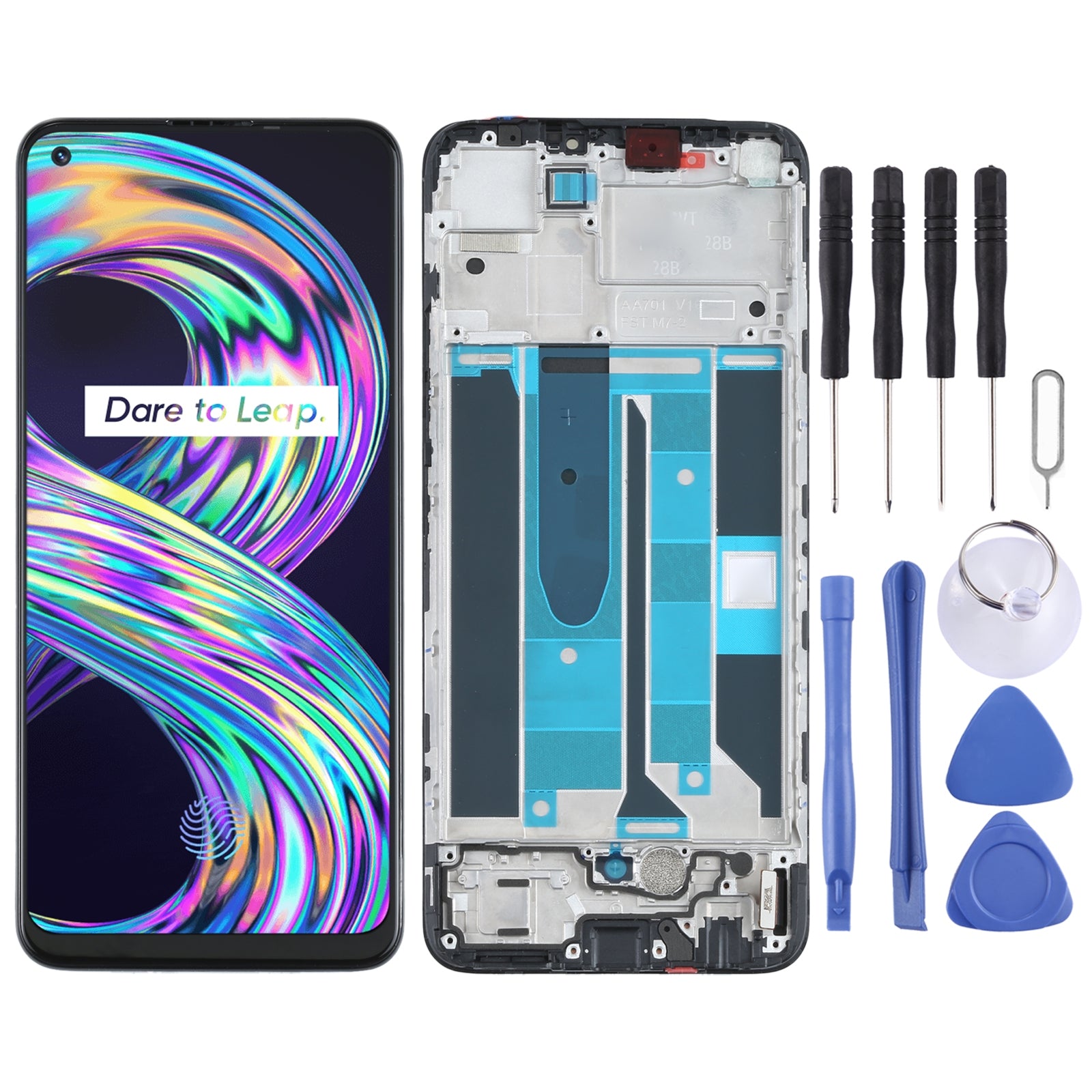 Pantalla Completa LCD + Tactil + Marco Oppo Realme 8 4G