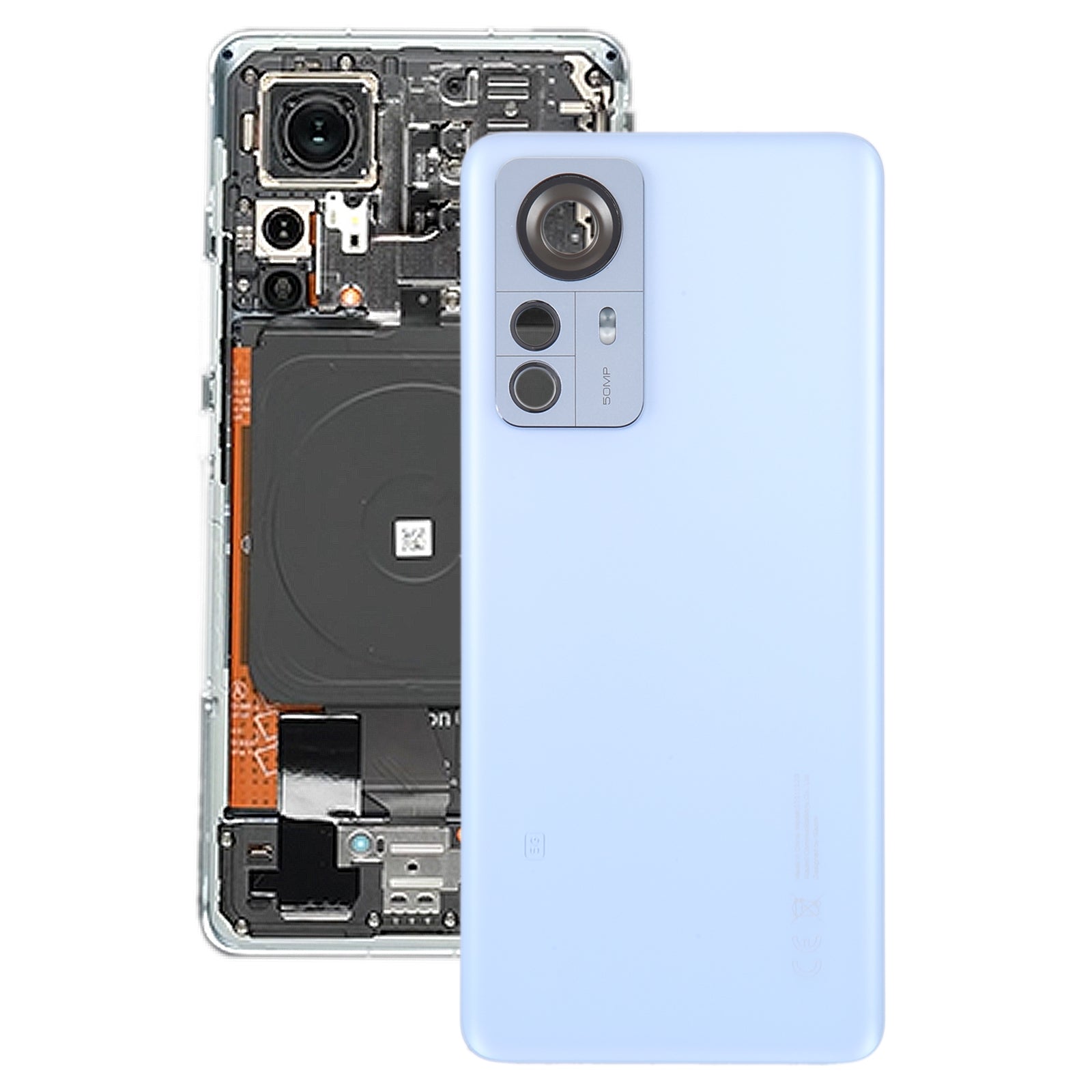 Cache Batterie Cache Arrière Xiaomi 12 Pro / 12 Bleu Clair