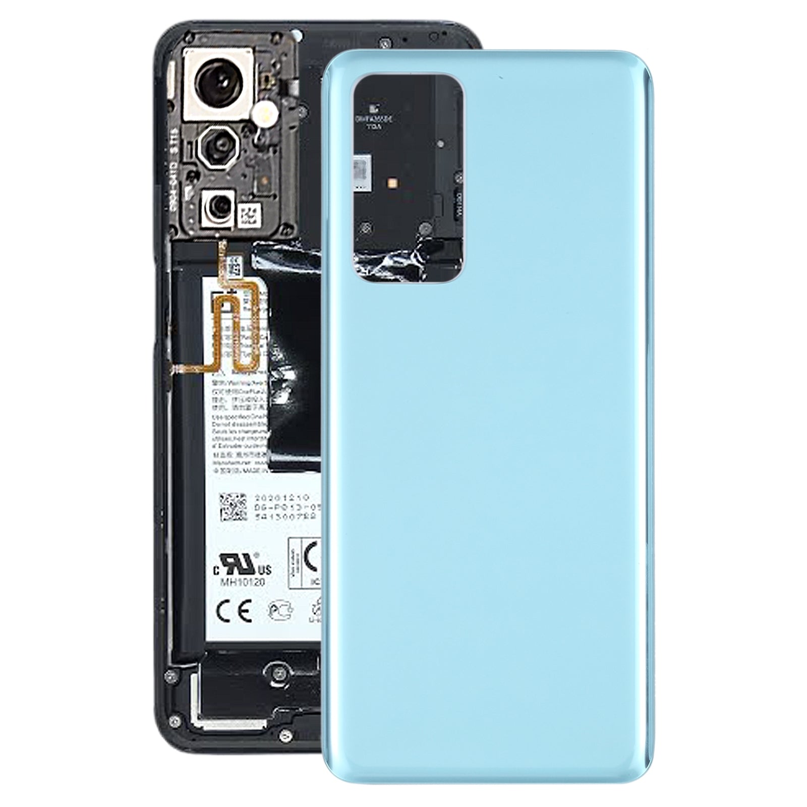 Cache Batterie Cache Arrière OnePlus 9RT 5G MT2110 MT2111 Bleu