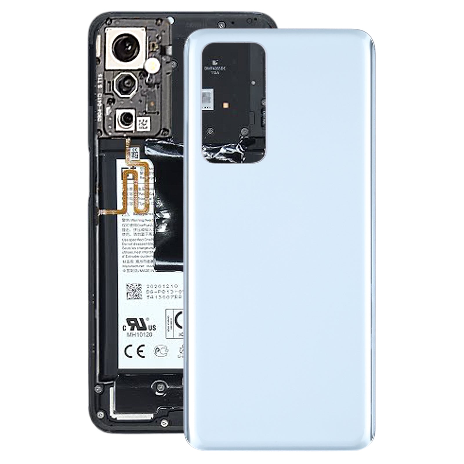 Cache Batterie Cache Arrière OnePlus 9RT 5G MT2110 MT2111 Argent