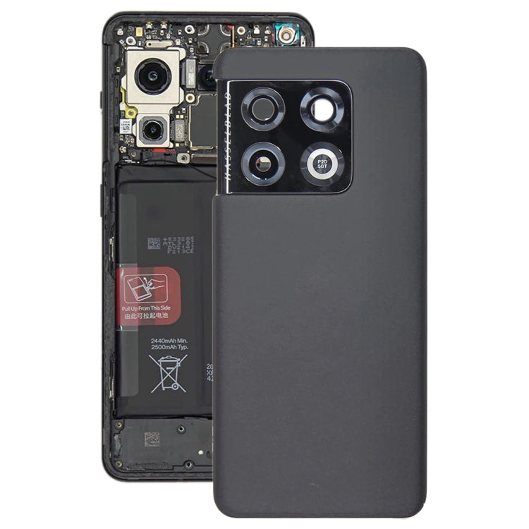 Tapa Trasera de Batería Original Para OnePlus 10 Pro (Negro)