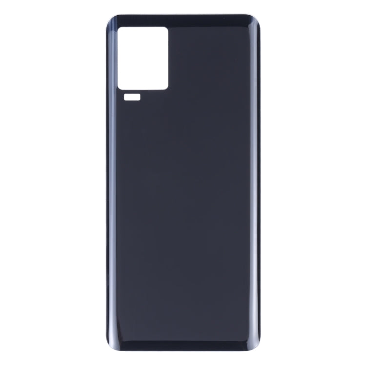 Glass Battery Back Cover for Vivo Iqoo 7 V2049A I2009 (Black)