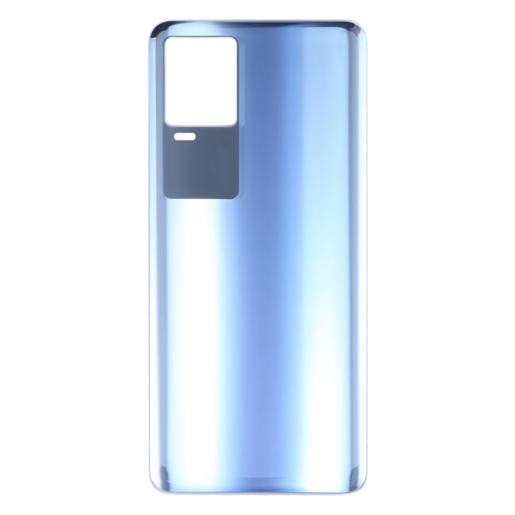 Couvercle arrière de batterie en verre pour Vivo Iqoo 7 V2049A I2009 (Bleu)