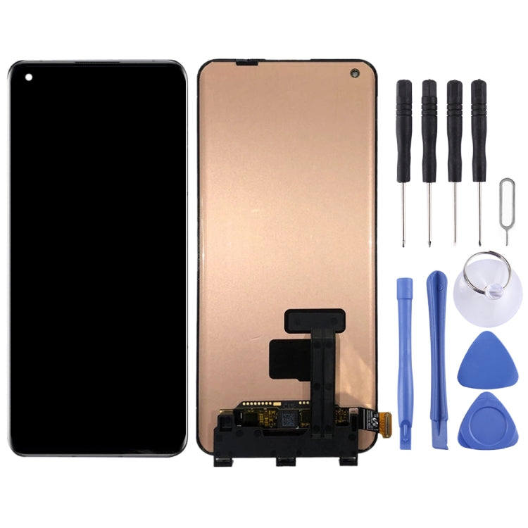 Amoled Material LCD Screen and Digitizer Full Assembly for OnePlus 10 Pro NE2210 (Black)