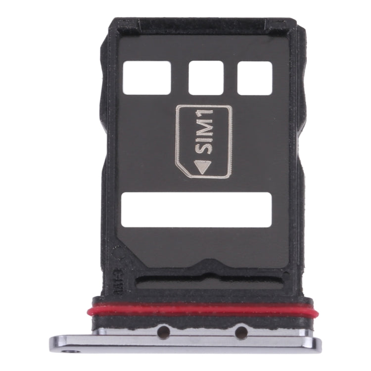 SIM Card Tray + NM Card For Huawei P50 (Black)