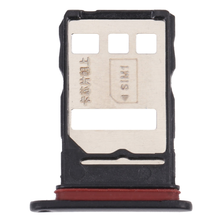 SIM Card Tray + SIM / NM Card Tray For Huawei Y9a (Black)