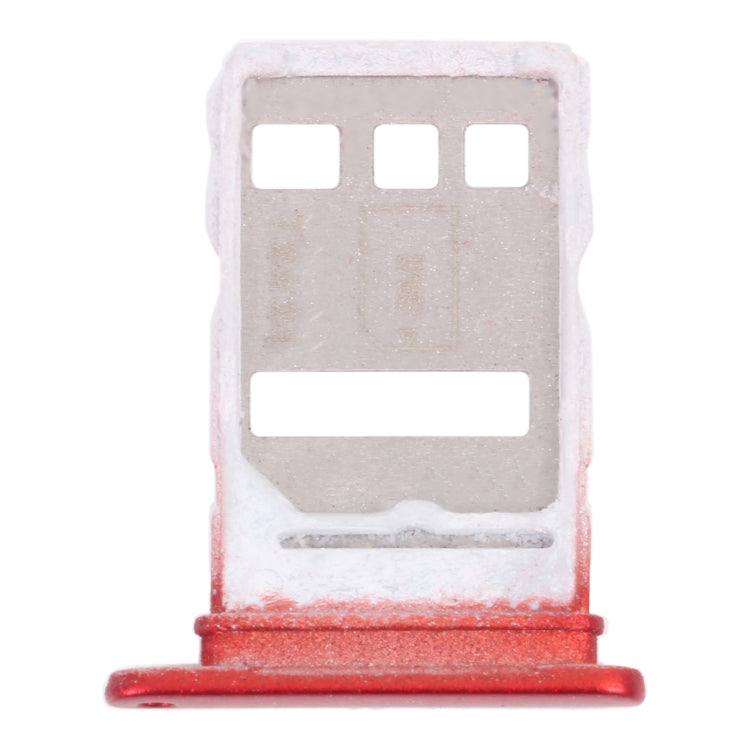 SIM Card Tray + SIM / NM Card Tray for Huawei Y9a (Red)