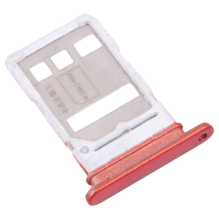 SIM Card Tray + SIM / NM Card Tray for Huawei Y9a (Red)