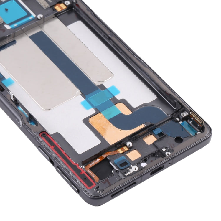 Ecran LCD d'origine et assemblage complet avec châssis pour Xiaomi Redmi K50 (Noir)