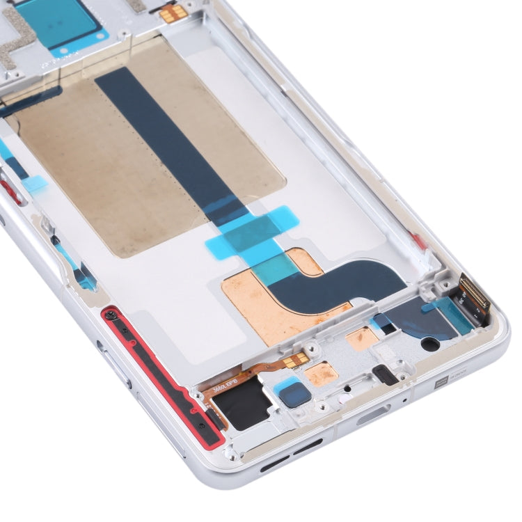Pantalla LCD Original y Digitalizador Completo con Marco Para Xiaomi Redmi K50 Gaming (Blanco)