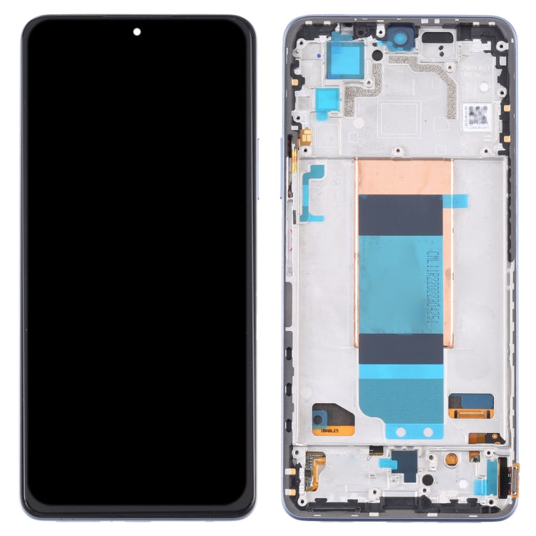 Original LCD Screen and Complete Assembly with Frame for Xiaomi Redmi K40 (Blue)