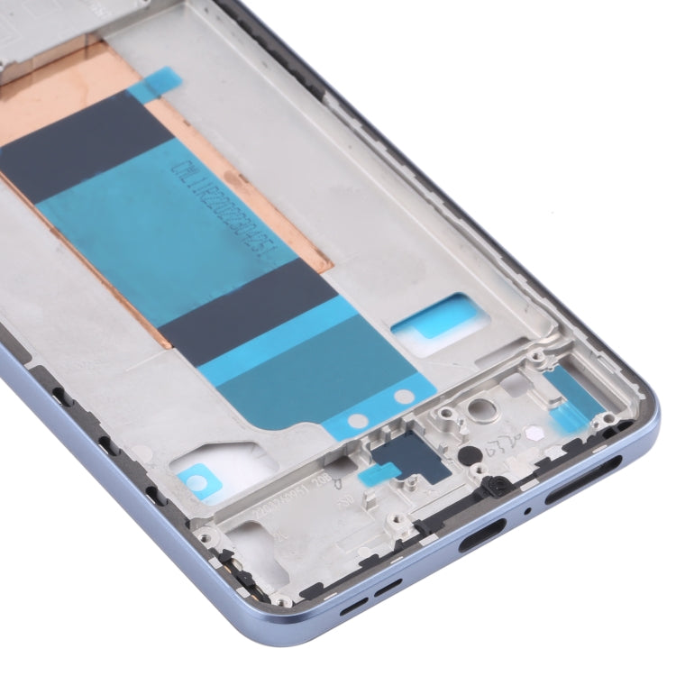 Front Housing Frame LCD Bezel Plate for Xiaomi Redmi K40S (Blue)