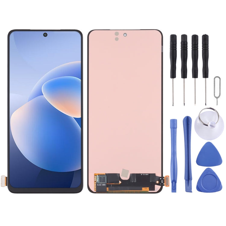 Oled Material LCD Screen and Digitizer Full Set For Vivo X60 / X60T / X70 / X70T