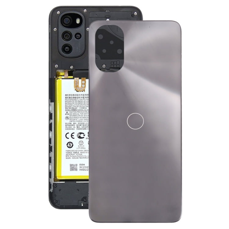 Tapa Trasera de Batería Original Para Motorola Moto G22 (Negro)