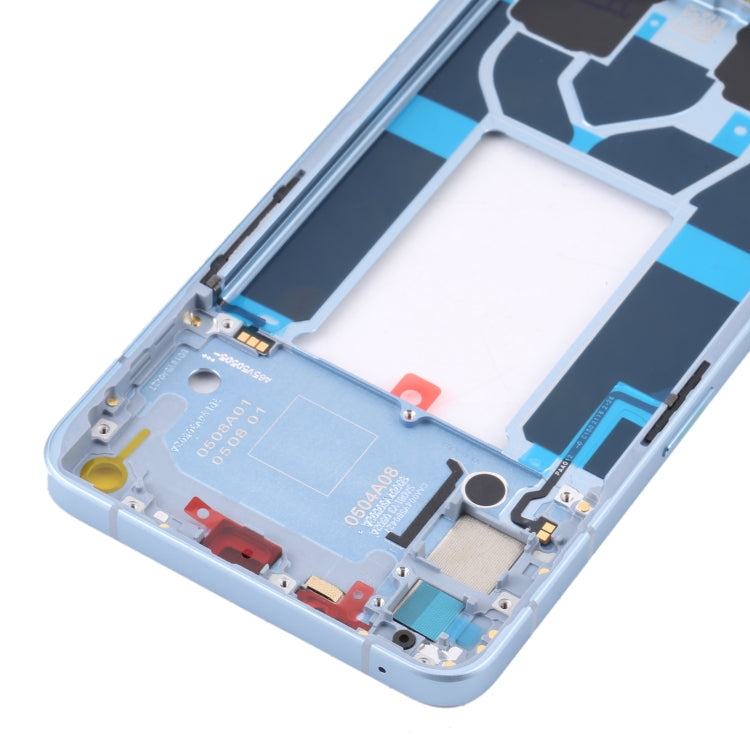 Placa de Bisel de Marco LCD de Carcasa Delantera Original Para Oppo Reno 6 5G PEQM00 CPH2251 (Azul)