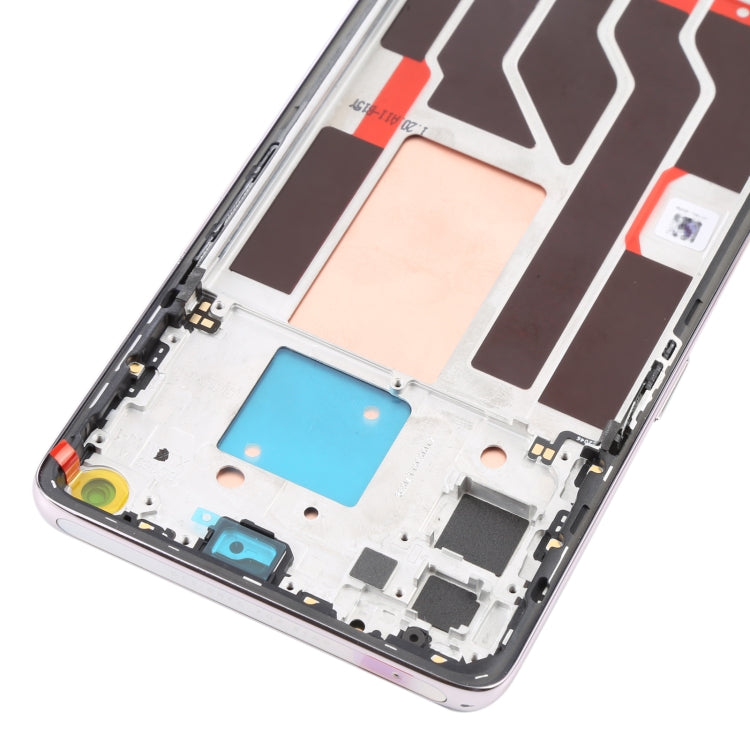 Original LCD Screen and Full Assembly with Frame for Oppo Reno 5 Pro 5G (Silver)