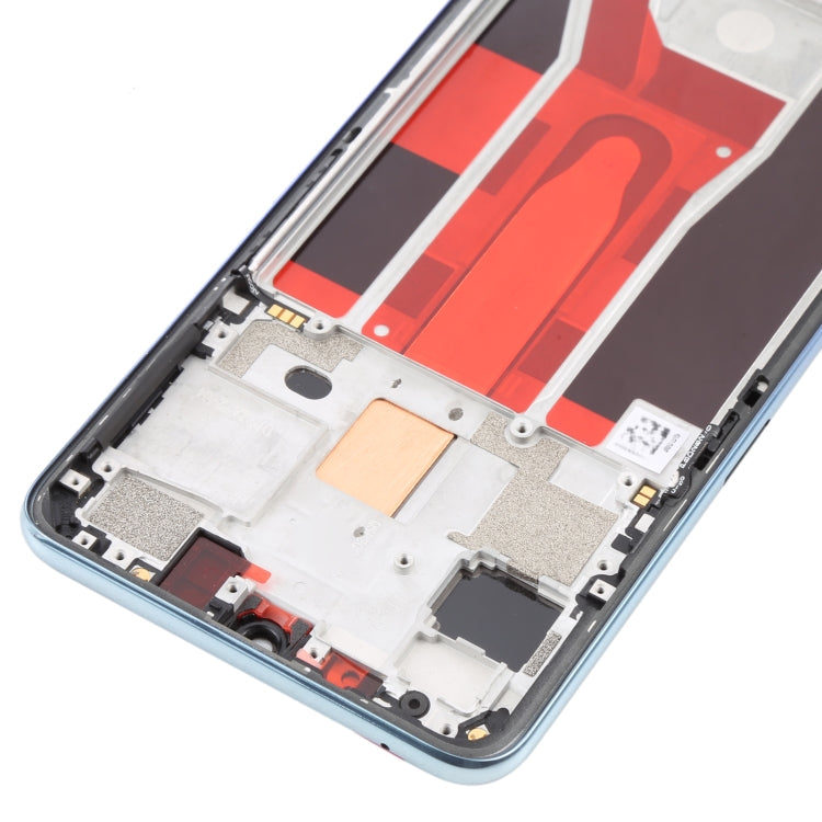 Original LCD Screen and Full Assembly with Frame for Oppo Reno 3 5G / Reno 3 Youth / F15 / Find x2 Lite / K7 5G (Blue)