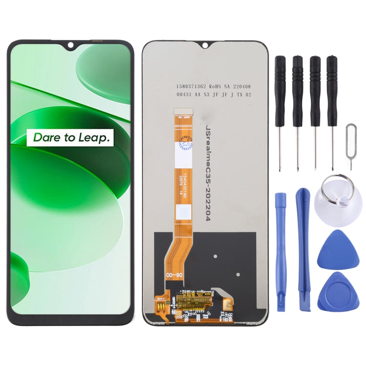 LCD Screen and Digitizer Complete Assembly For Oppo Realme C35