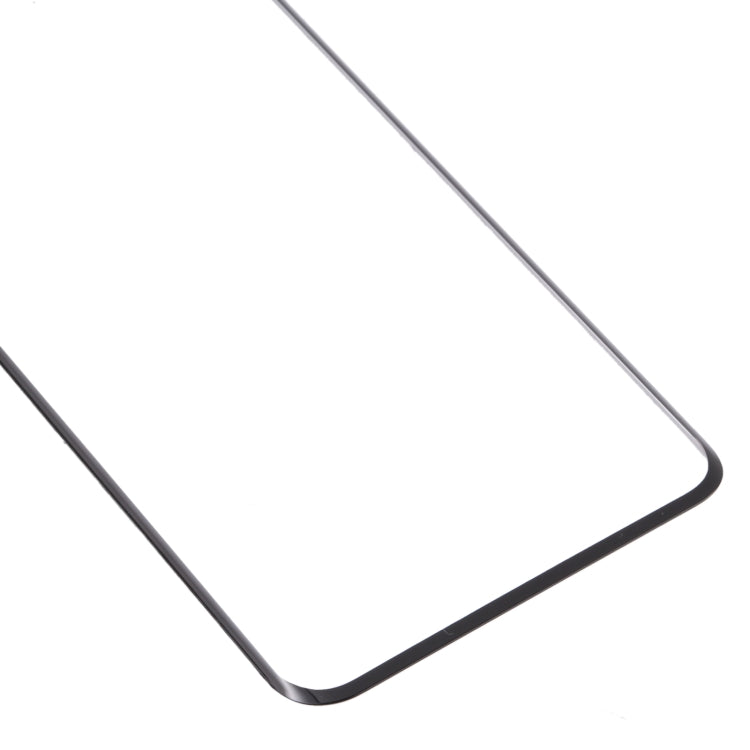 Lentille extérieure en verre de l'écran avant avec adhésif OCA transparent pour OnePlus 10 Pro (noir)