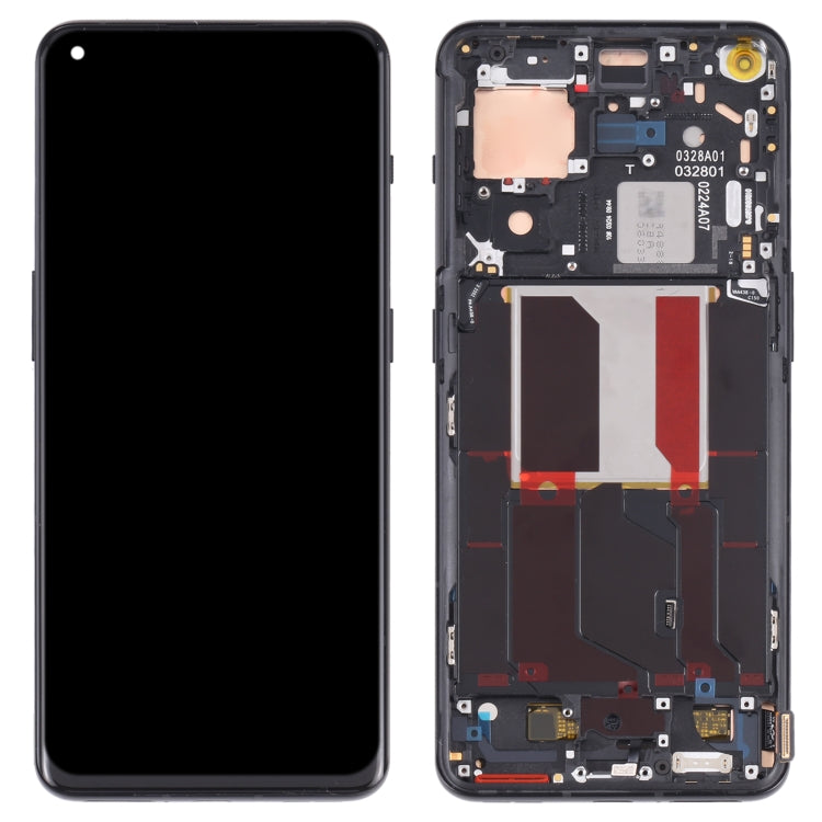 LCD Screen and Digitizer Full Assembly with Frame for OnePlus 10 Pro NE2210 (Black)