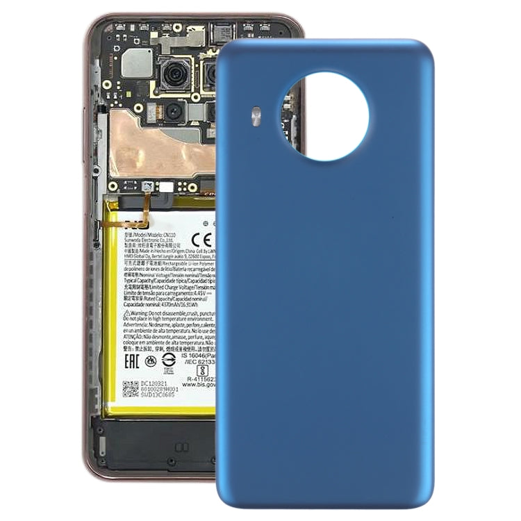 Coque arrière de batterie d'origine pour Nokia X20 TA-1341 TA-1344 (Bleu)