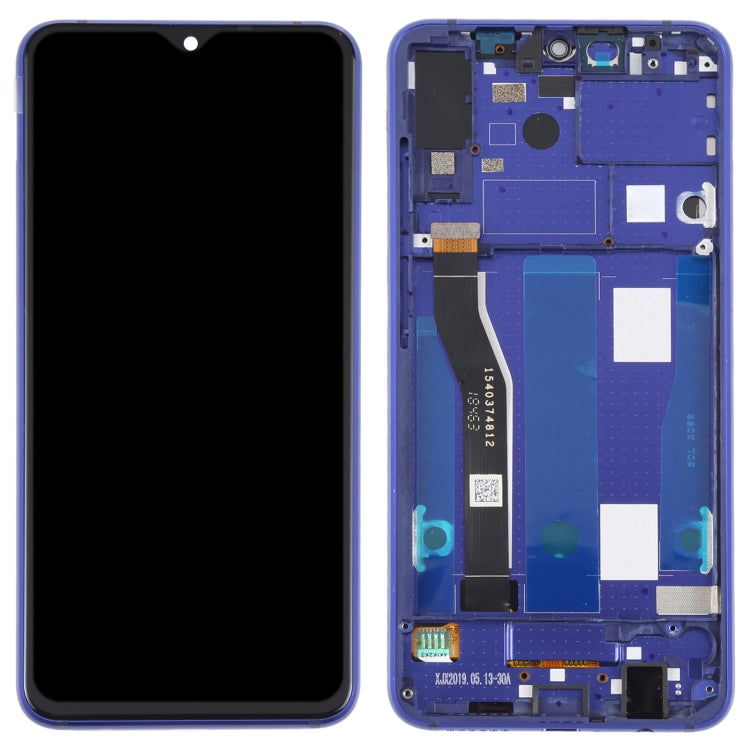 Écran LCD et numériseur complet avec cadre pour Lenovo Z5S L78071 (Bleu)