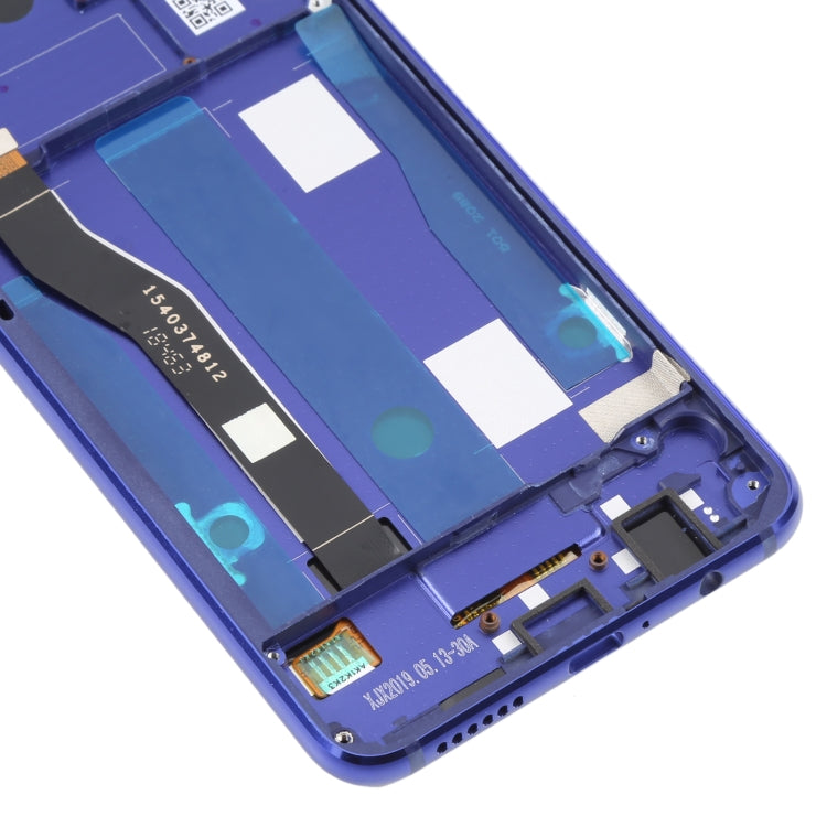 Écran LCD et numériseur complet avec cadre pour Lenovo Z5S L78071 (Bleu)