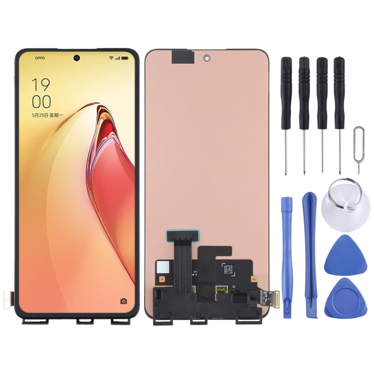Original Amoled Material LCD Screen and Digitizer Full Assembly For Oppo Reno 8 Pro+ / Realme GT Neo 3
