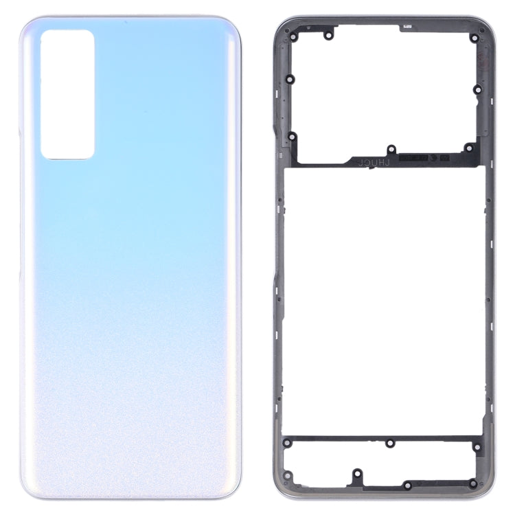 Battery Back Cover with Middle Frame for Vivo Y53s 5G (Silver)