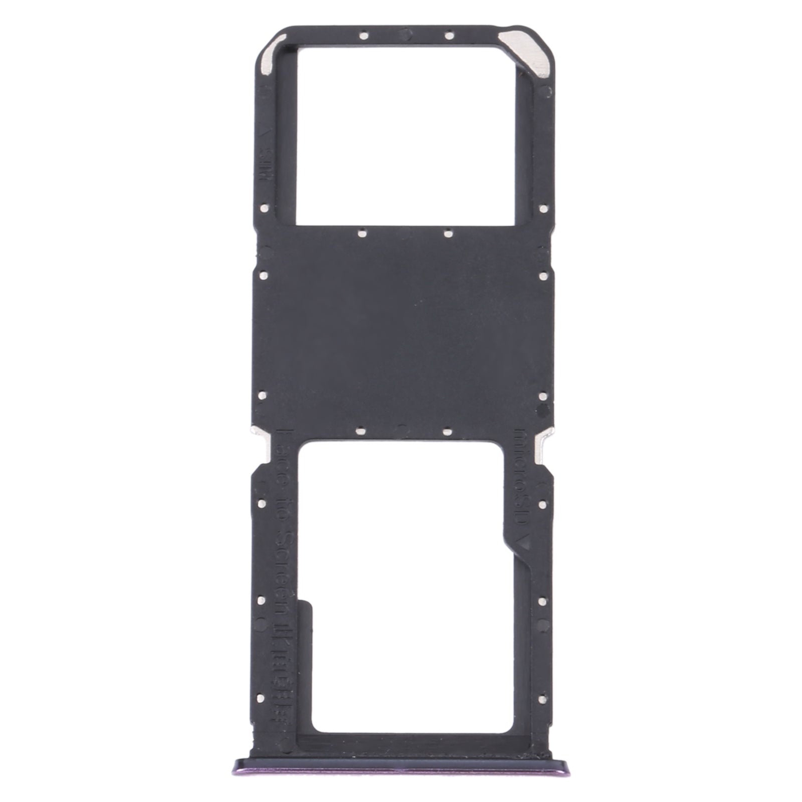 Plateau porte-carte SIM Micro SIM / Micro SD OnePlus Nord N200 5G DE2118 / DE2117 Violet