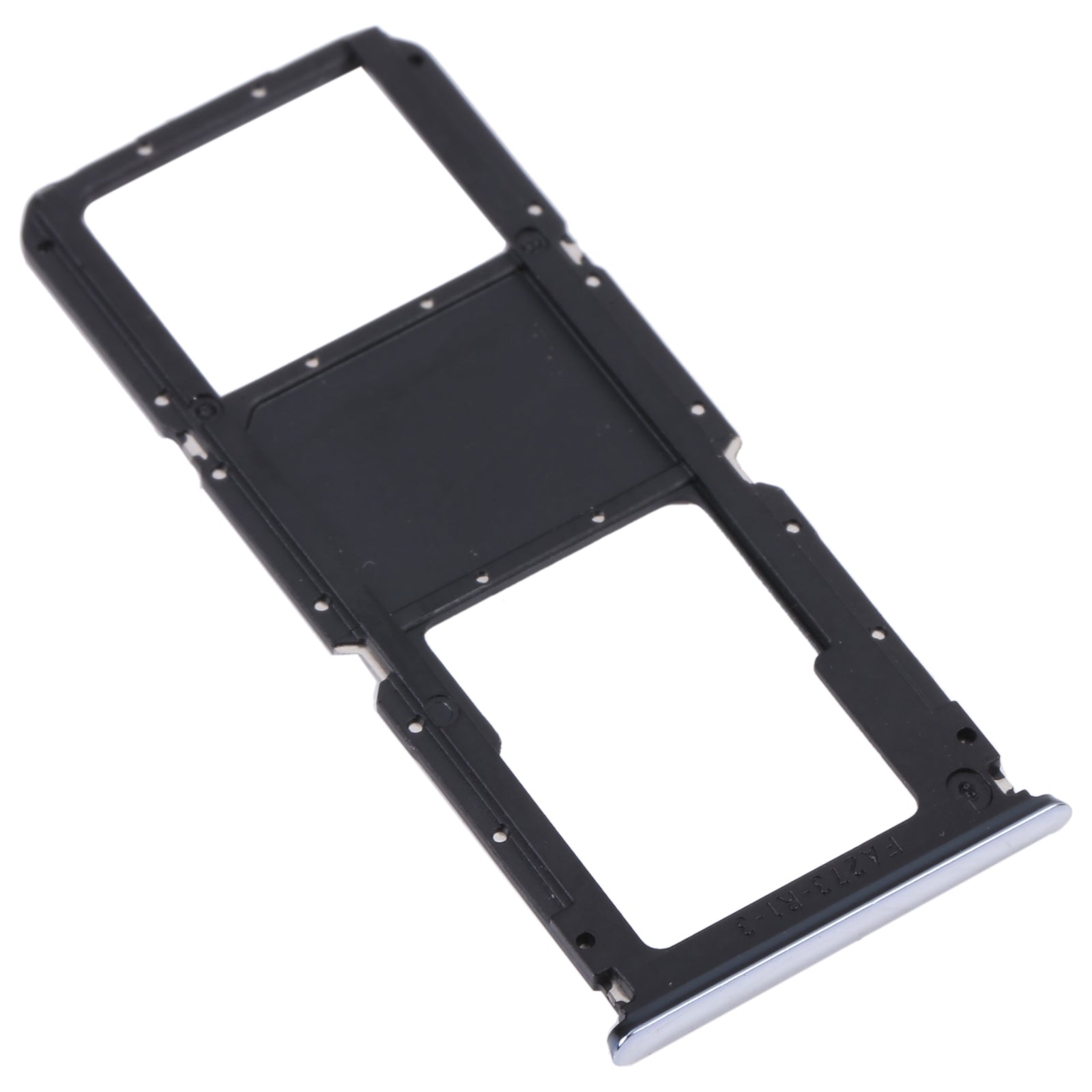 SIM Holder Tray Micro SIM / Micro SD OnePlus Nord N200 5G DE2118 / DE2117 Silver