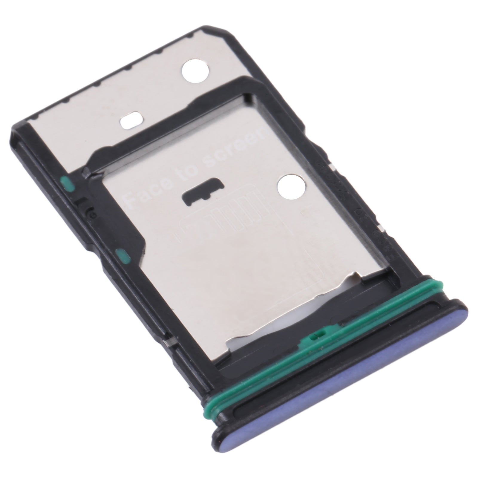 SIM Holder Tray Micro SIM / Micro SD OnePlus Nord CE 2 5G Blue