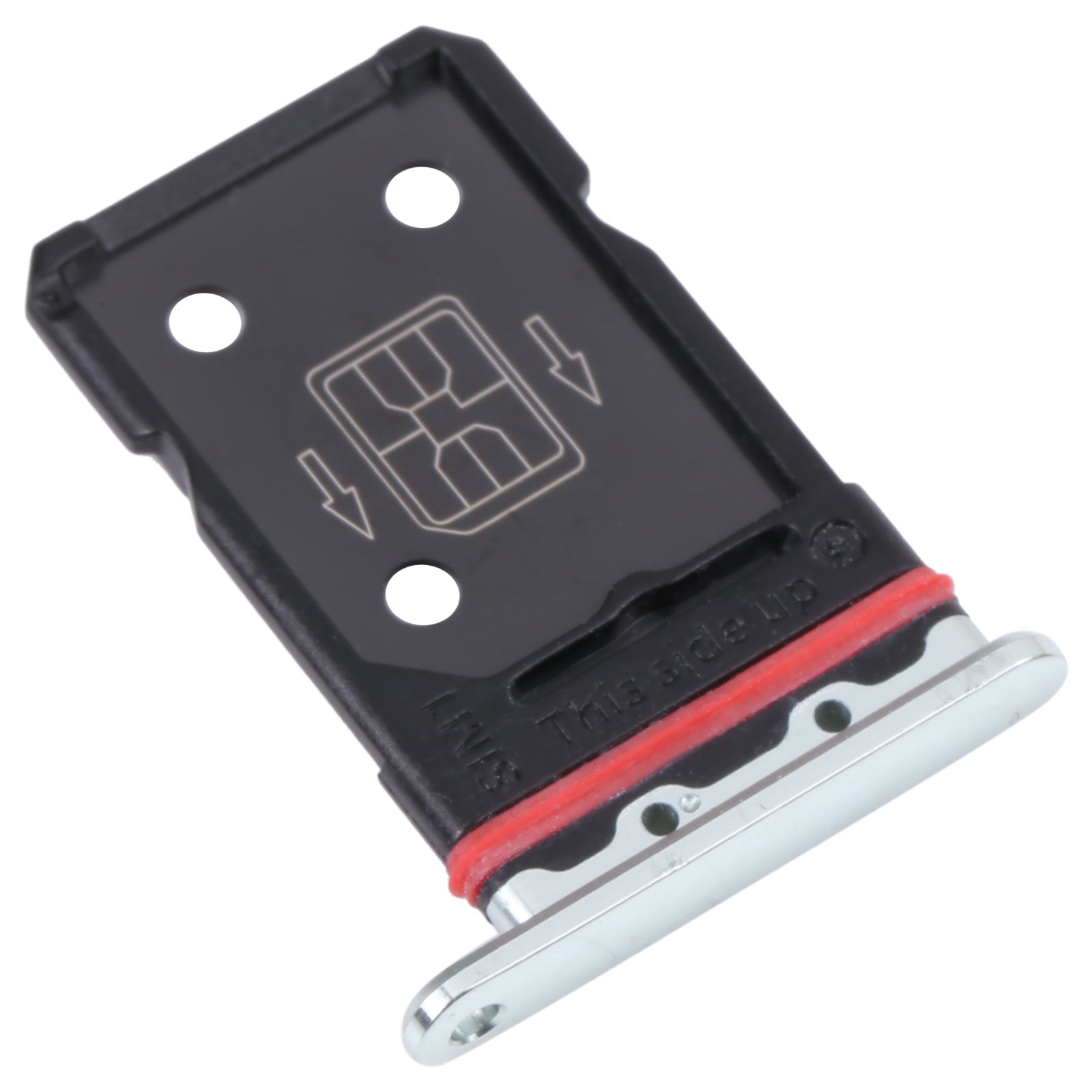 DUAL SIM SIM Holder Tray OnePlus 9RT 5G MT2110 / MT2111 Silver