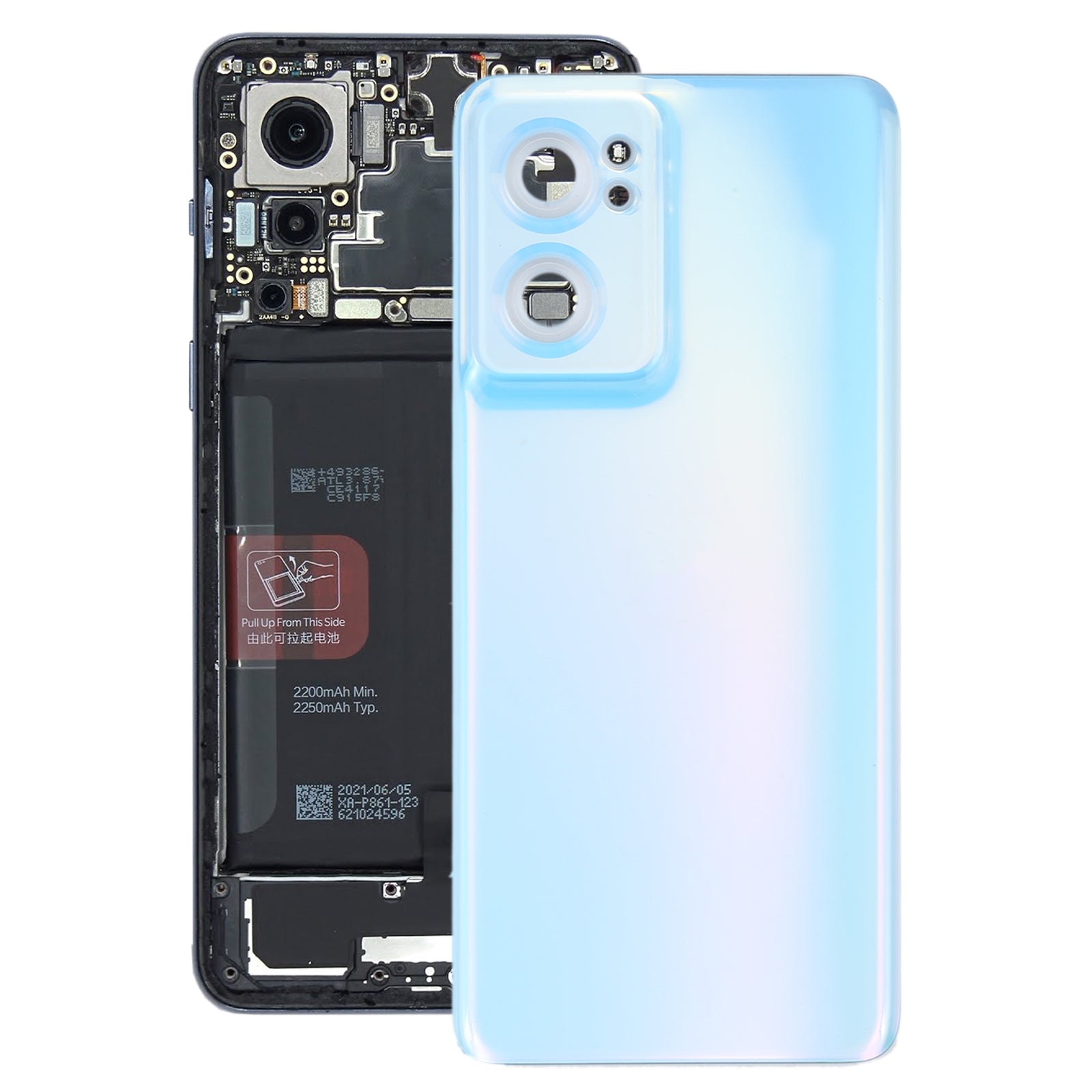 Tapa Bateria Back Cover OnePlus Nord CE 2 5G IV2201 Azul