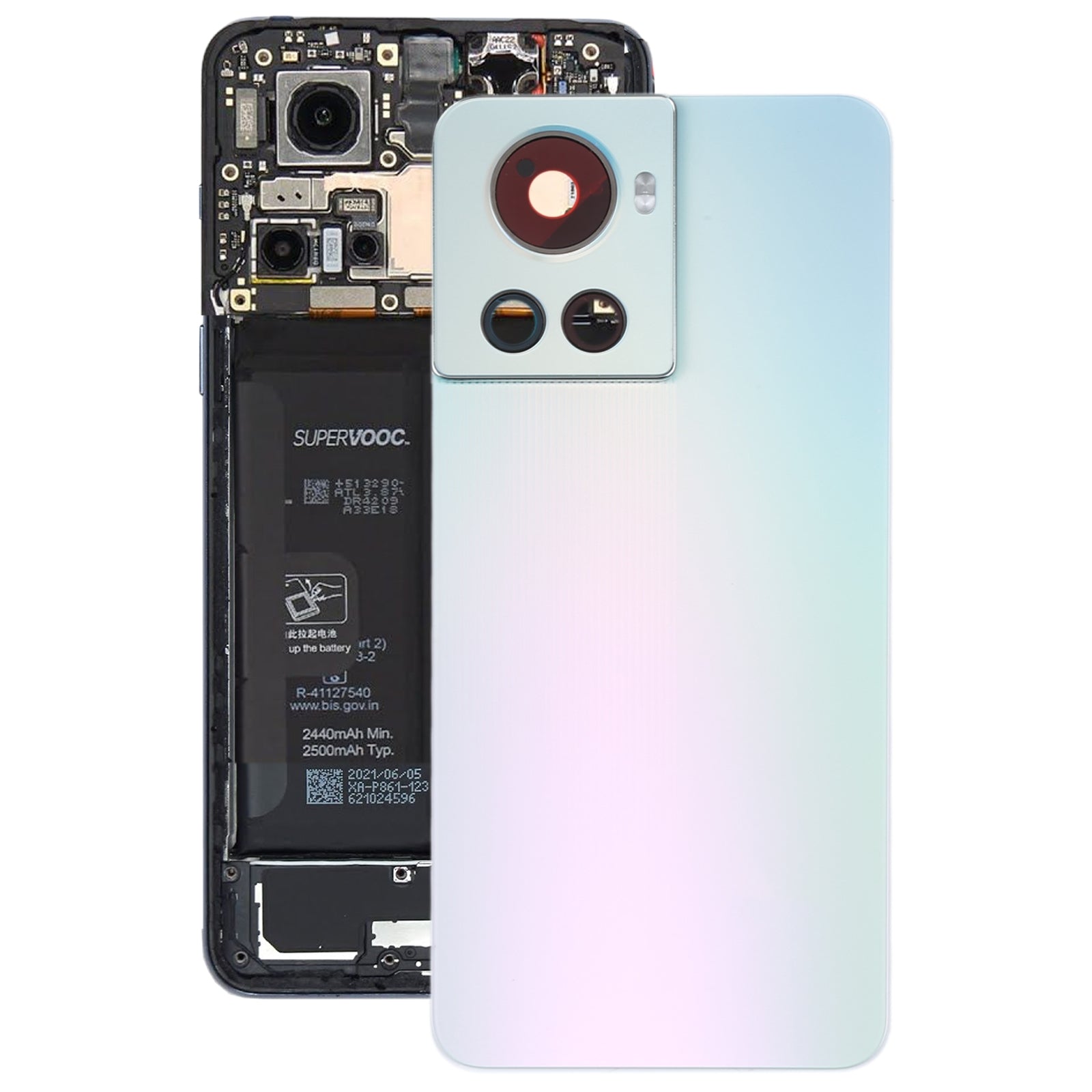 Tapa Bateria Back Cover OnePlus Ace PGKM10 Blanco