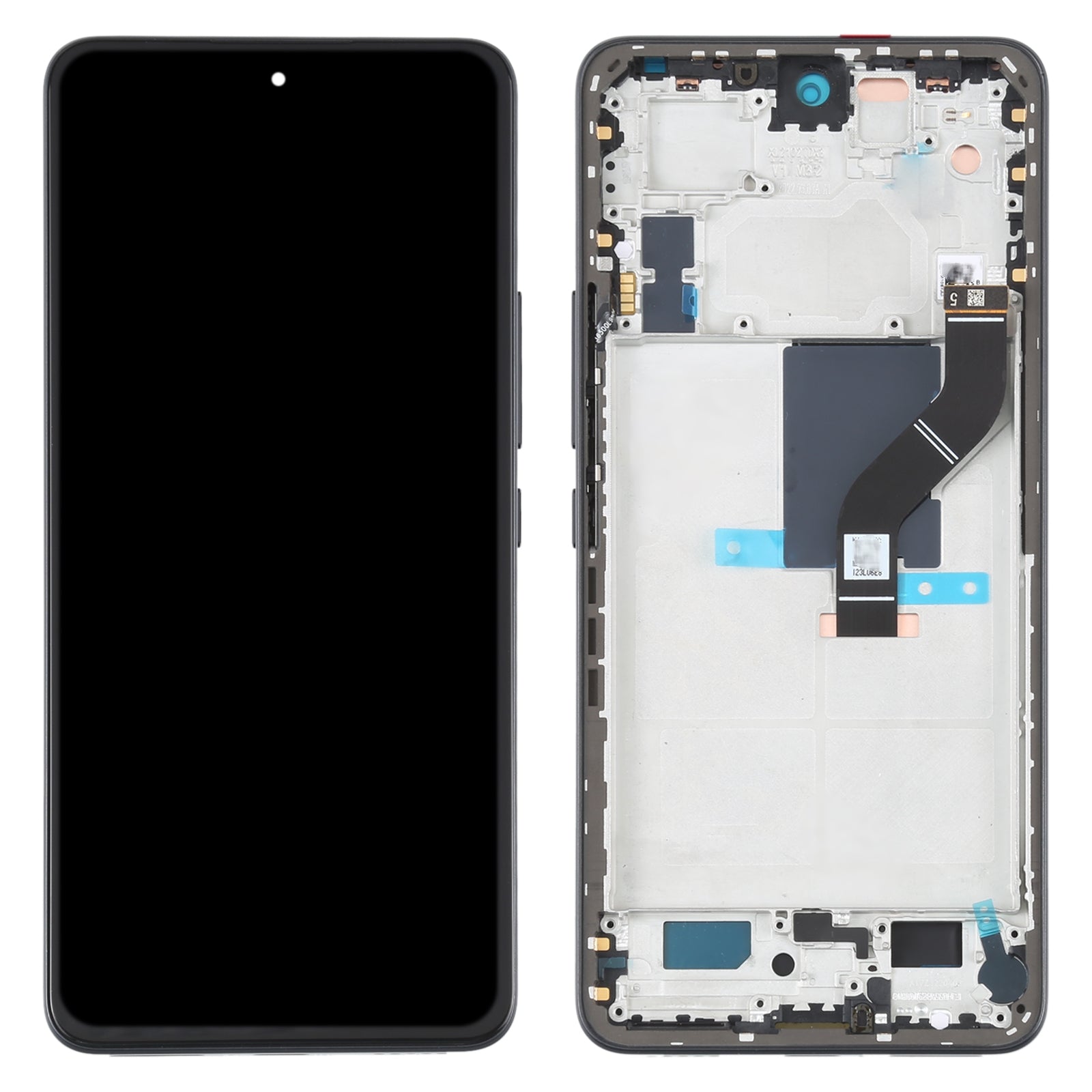 Ecran Complet + Tactile + Châssis Xiaomi 12 Lite Noir