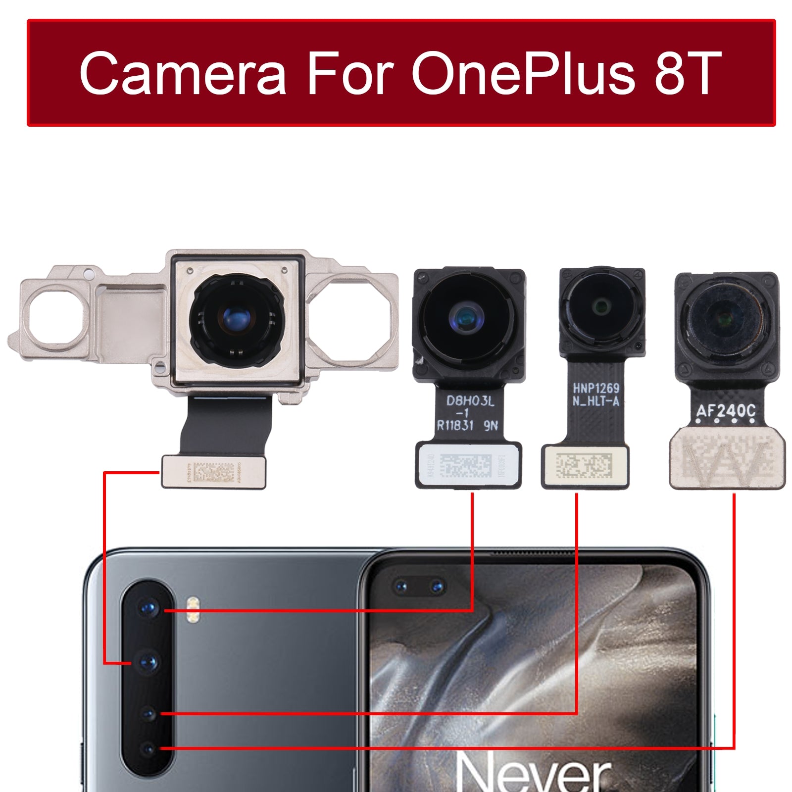 Main Rear Camera Flex OnePlus Nord / Z AC2001