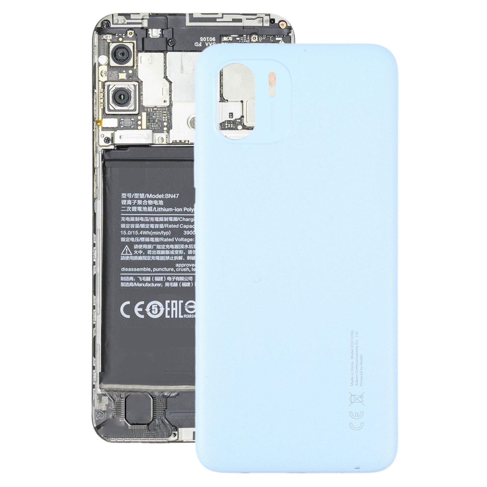 Cache Batterie Cache Arrière Xiaomi Redmi A1 / Redmi A1+ Bleu